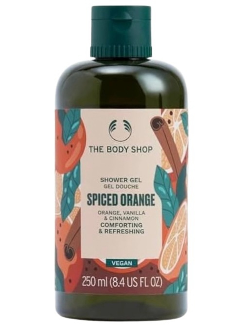 The Body Shop Spiced Orange Shower Gel 8.4oz